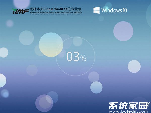 雨林木风windows10 64位中文旗舰版