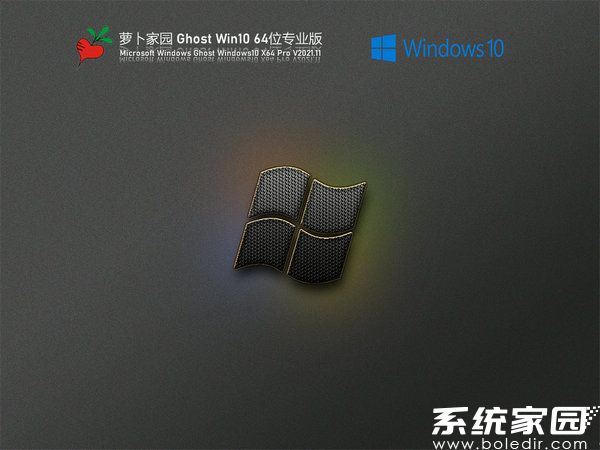 萝卜家园windows10 64位旗舰版系统