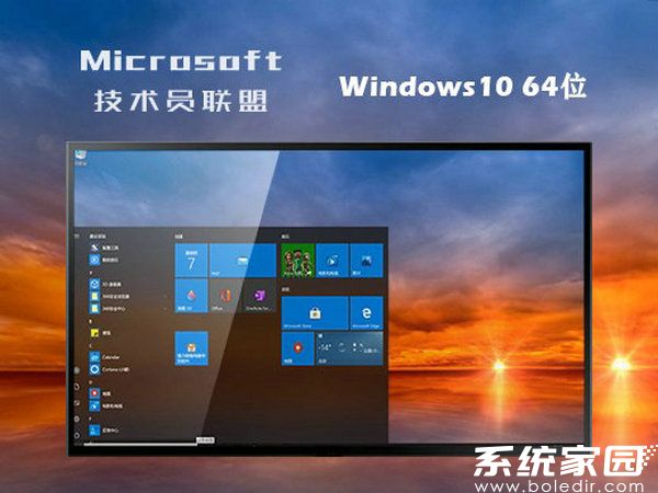 技术员联盟windows10 64位旗舰安装版