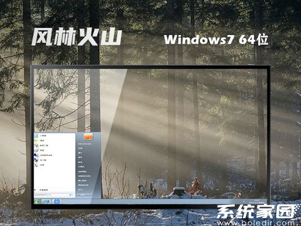 风林火山ghost win7 64位原版教育版