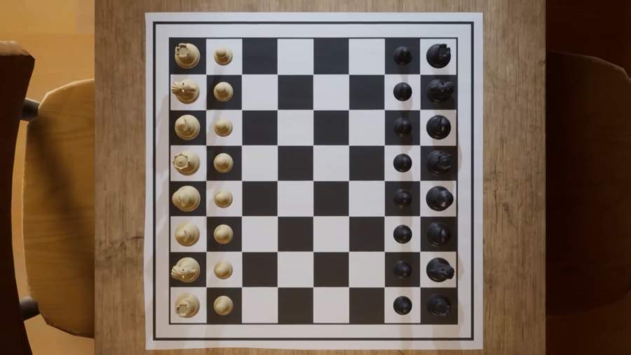 后翼弃兵迷雾棋局