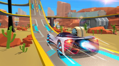 巨型坡道银河赛车破解版